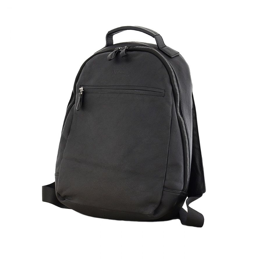 Кожаный рюкзак MP Travel-PARIS C800040 Black