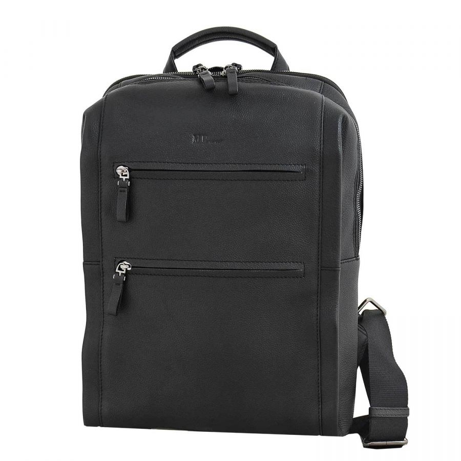 Кожаный рюкзак MP Travel-PARIS C800043 Black
