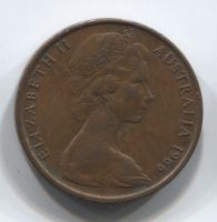 2 цента 1966 Австралия