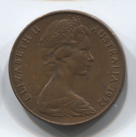 2 цента 1972 Австралия