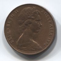 2 цента 1974 Австралия XF