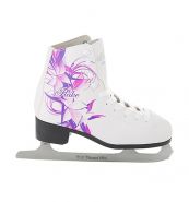 Фигурные коньки СК (Спортивная Коллекция) Flake Leathe CK-IS000030 бело-фиолетовый