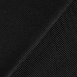 Лоскут трикотажной ткани кашкорсе - Чёрный
