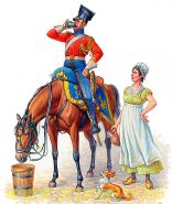 Фигуры Красный улан Наполеона, серия Наполеоновских войн