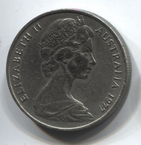 20 центов 1977 Австралия