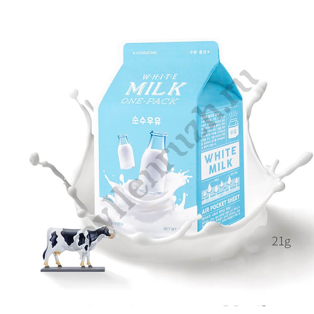 Тканева маска с молочными протеинами A'PIEU WHITE MILK ONE-PACK