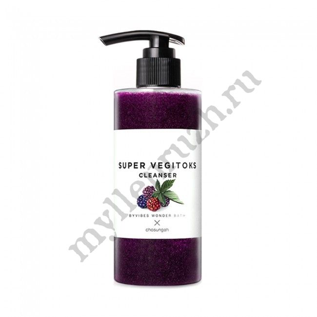 Wonder Bath Детокс очищение для упругости кожи Super Vegitoks Cleanser Purple