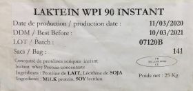 Изолят сывороточного белка 90% Laktein- instant (Франция)