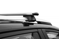 Багажник на рейлинги Lux Классик, крыловидные дуги (аэро-трэвэл 82 мм)