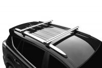 Багажник на рейлинги Lux Классик, крыловидные дуги (аэро-трэвэл 82 мм)
