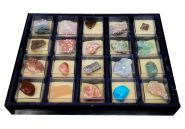 Уникальная коллекция настоящих минералов и полудрагоценных природных камней (40шт)