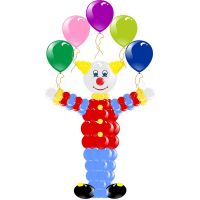 Фигура из шаров "Клоун -жонглер"