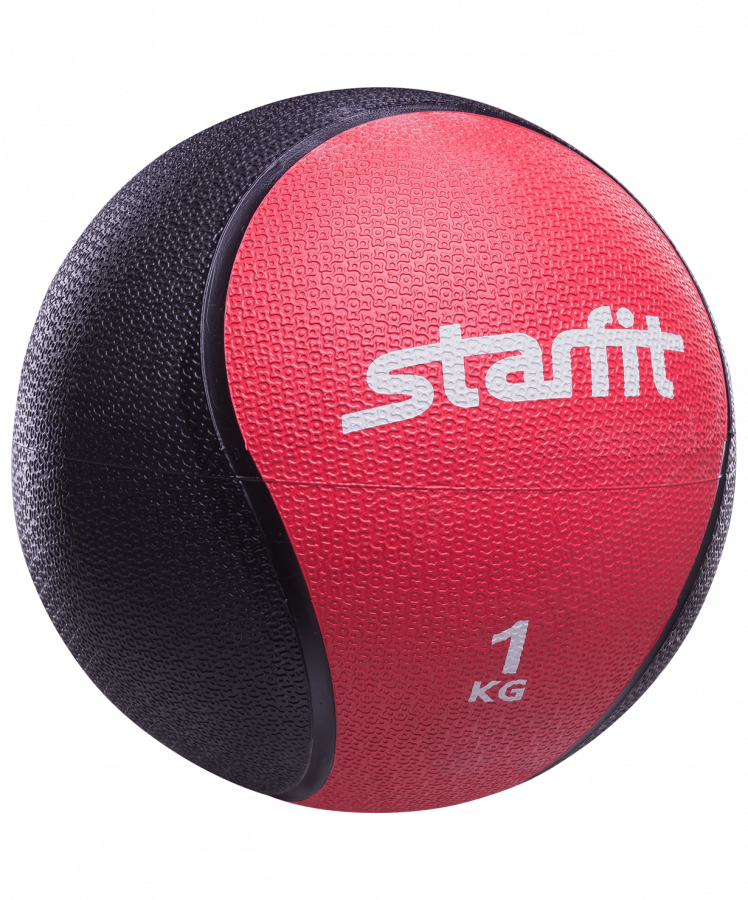 Медбол STARFIT Pro GB-702, 1 кг, красный