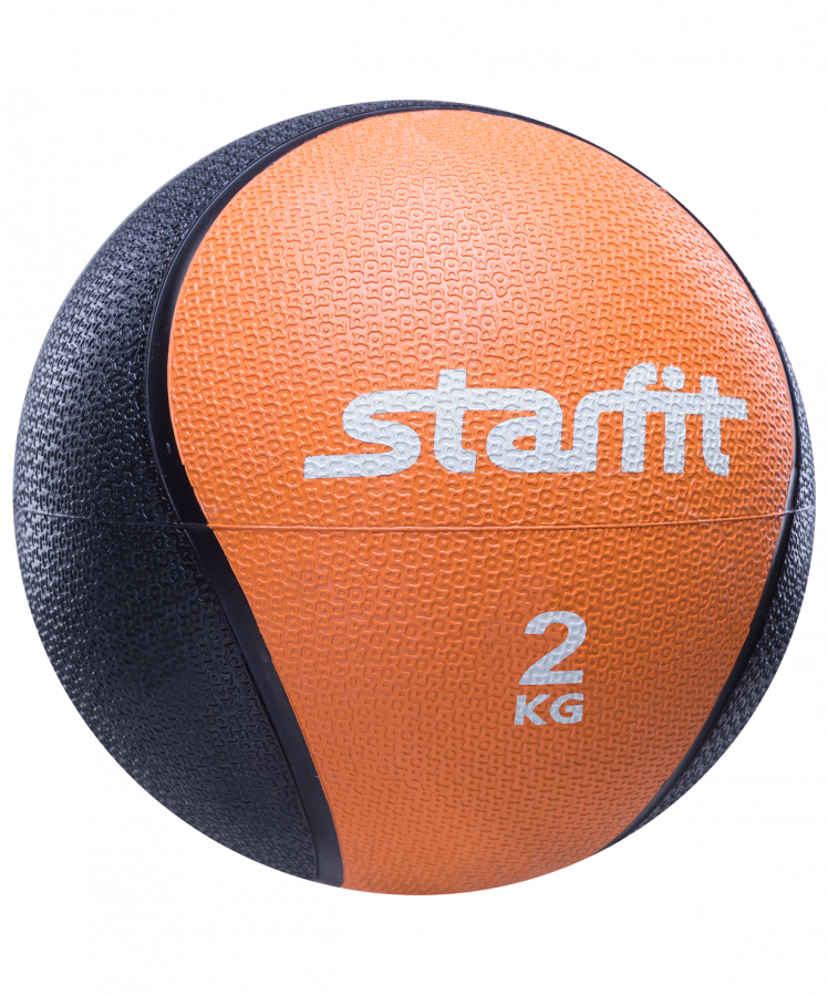 Медбол STARFIT Pro GB-702, 2 кг, оранжевый