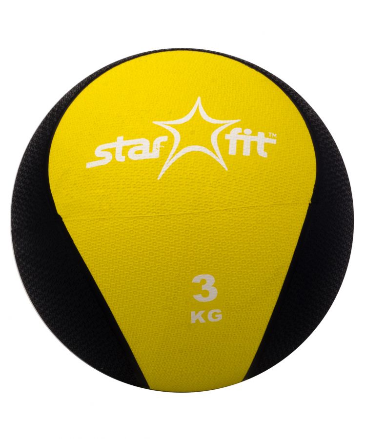 Медбол STARFIT Pro GB-702, 3 кг, желтый