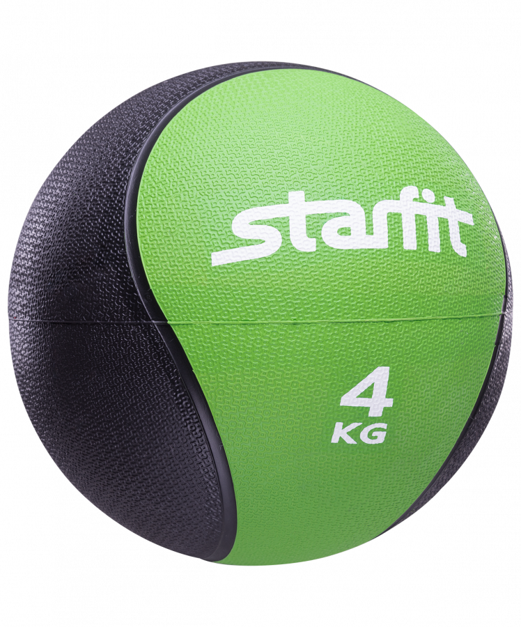 Медбол STARFIT Pro GB-702, 4 кг, зеленый