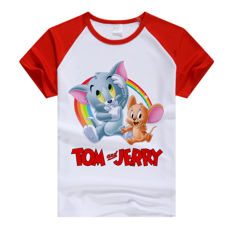 Детская футболка с принтом Том и Джерри