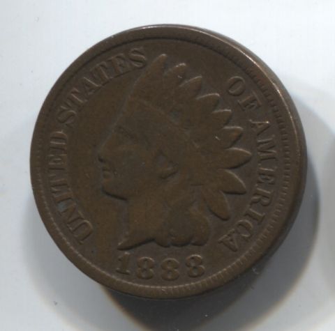 1 цент 1888 США