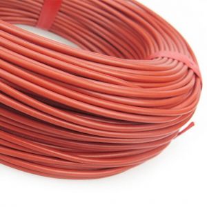 Нагревательный кабель 33 Ом 10 метров 3 мм силикон