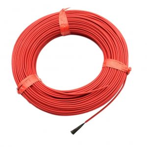 Нагревательный кабель 33 Ом 10 метров 3 мм силикон