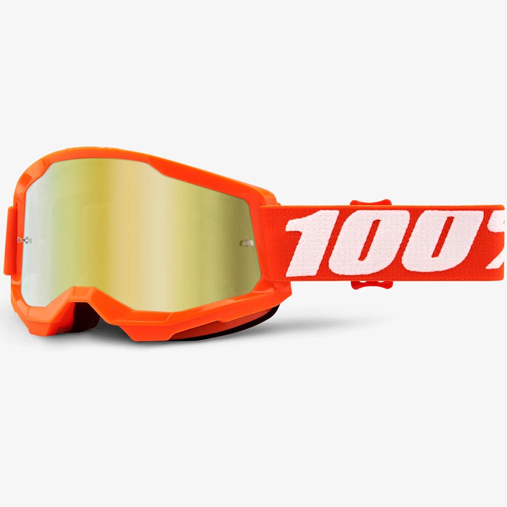 100% Strata 2 Orange Mirror Gold Lens, очки