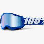100% Strata2 Blue Mirror Blue Lens, очки