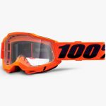100% Accuri 2 Neon Orange Clear Lens, очки