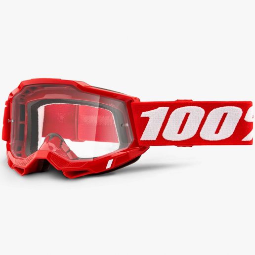 100% Accuri 2 Neon Red Clear Lens, очки