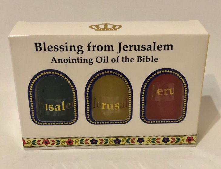 Набор благовоний Миро Иерусалима (ароматы 3шт по 10мл)