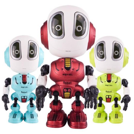 Интерактивная игрушка Metal Robot говорящий робот / держатель для телефона