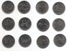 Знаки Зодиака Набор монет Сомали   10 шиллингов 2006 (12 монет)