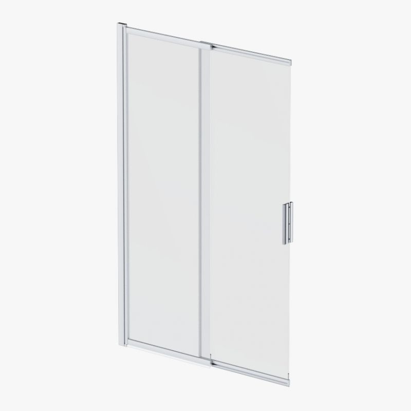 Душевая дверь 100х150,распашная/раздвижная,профиль мат. хром, стекло прозрачное AM.PM Like W80S-100PS-150MT