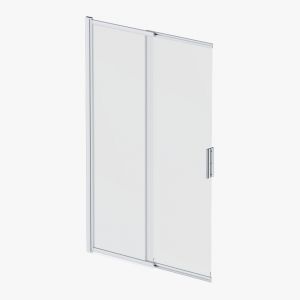 Душевая дверь 100х150,распашная/раздвижная,профиль мат. хром, стекло прозрачное AM.PM Like W80S-100PS-150MT