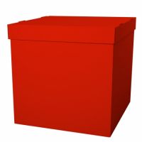 Коробка для надутых шаров 60*60*60 см, Красная