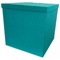 Коробка для запуска воздушных шаров, 60*60*60 см, цвет тиффани