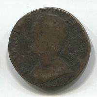 1/2 пенни 1746-1754 Великобритания