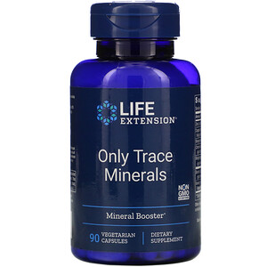 Life extention, Trace minerals, 90 шт