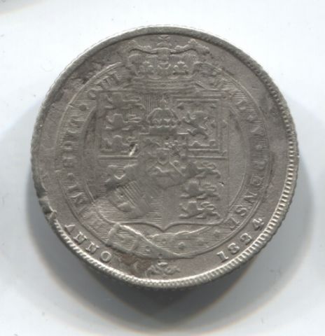 6 пенсов 1824 Великобритания