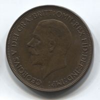 1 пенни 1930 Великобритания AUNC