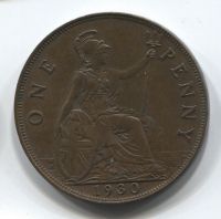 1 пенни 1930 Великобритания AUNC