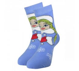 Женские махровые носки С206  "Снегурочка"