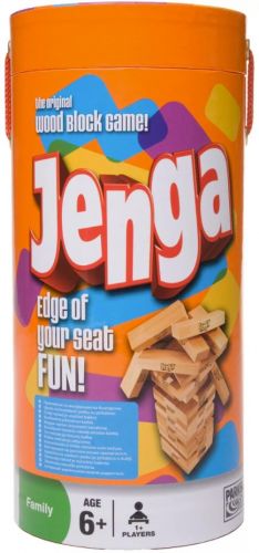 Настольная игра Дженга в тубусе (Jenga)