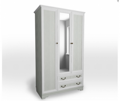 Модульная мебель Классика шкаф трехстворчатый с зеркалом
