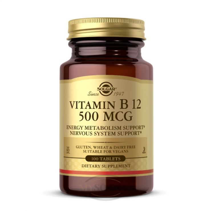 Витамин B12 (Цианокобаламин) 500 мкг