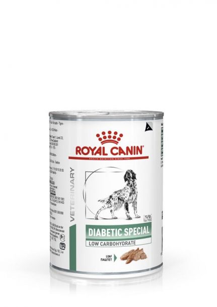 Консервы ROYAL CANIN DIABETIC SPECIAL LOW CARBOHYDRATE диета для собак при сахарном диабете 410гр