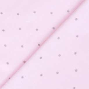 Лоскут трикотажной ткани -  Нежно-розовый с глиттером 50х30