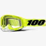 100% Racecraft 2 Fluo Yellow Clear Lens, очки