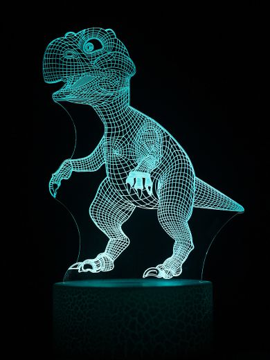 Светодиодный ночник PALMEXX 3D светильник LED RGB 7 цветов (динозавр)