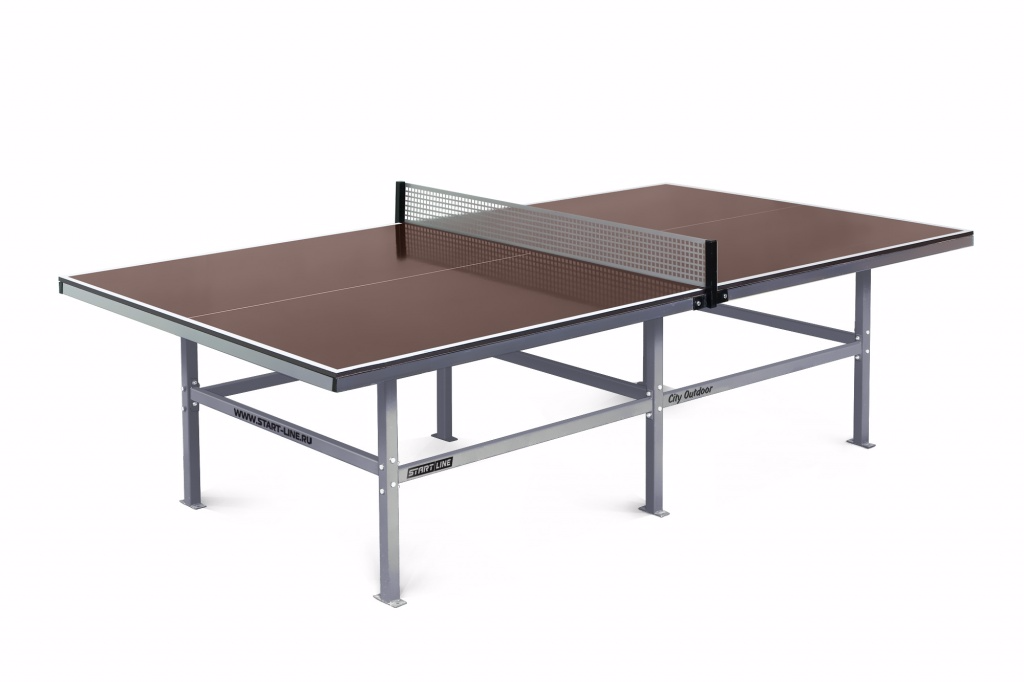Теннисный стол City Outdoor - надежный антивандальный стол для настольного тенниса с влагостойким покрытием для игры на открытом воздухе