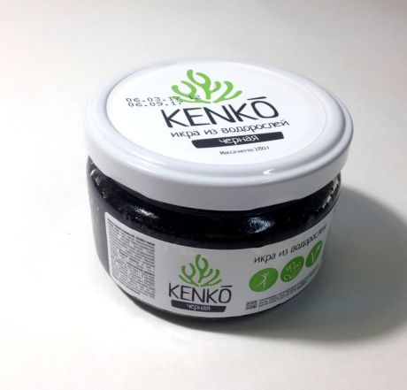 Икра из водорослей черная «Kenko», 180г